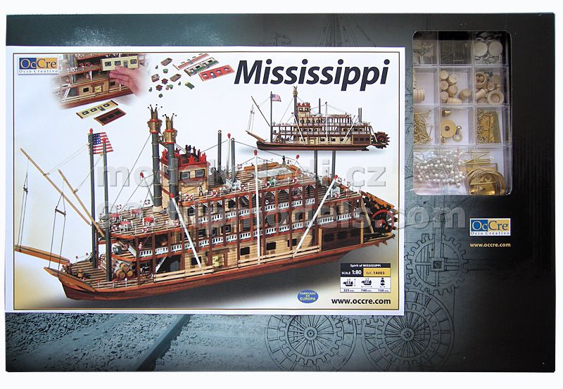 Model lodi  Occre Mississippi - balení