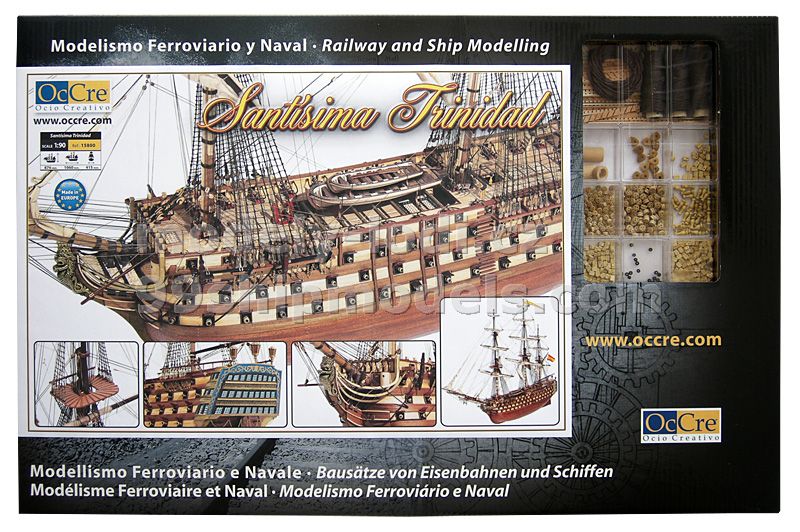 Model lodi  Occre Santisima Trinidad - balení