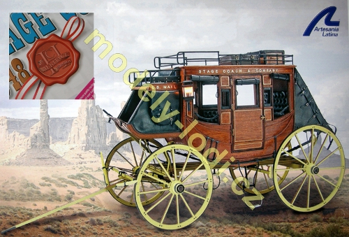 Dostavník Stage Coach. Modely-lodí.cz