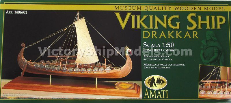 Model vikingské lodi, stavebnice modelu lodi Amati