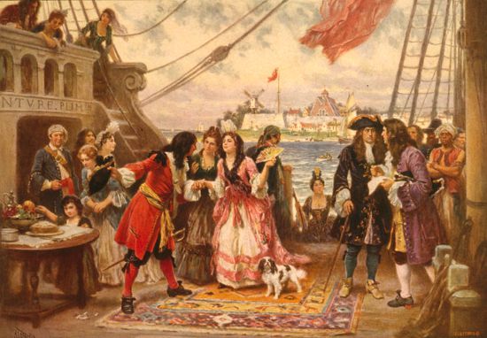 Pirát William Kidd na lodi. (www.modely-lodi.cz)