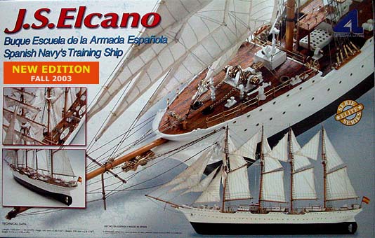 Prodejní balení modelu lodi Juan Sebastian Elcano stavebnice Artesania Latina