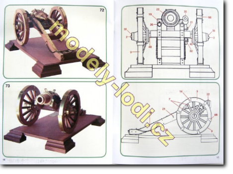 Model děla IL CANIS - dokumentace