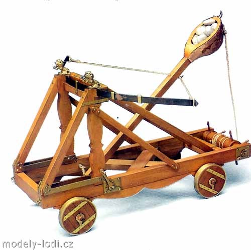 Model CATAPULTA ROMANA 817, stavebnice Mantua, www.modely-lodi.cz