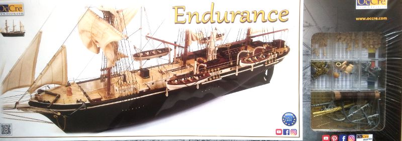 Model lodi Endurance, Occre - balení