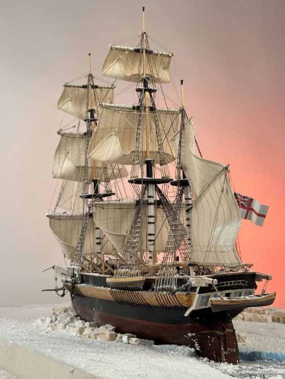 Model lodi HMS Erebus, stavebnice Occre