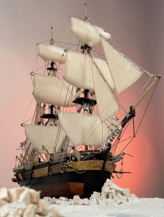 Model lodi HMS Erebus, stavebnice Occre