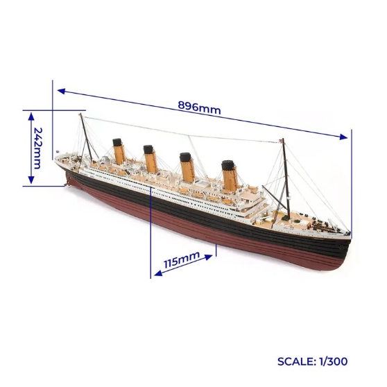 Model lodi RMS Titanic, stavebnice Occre