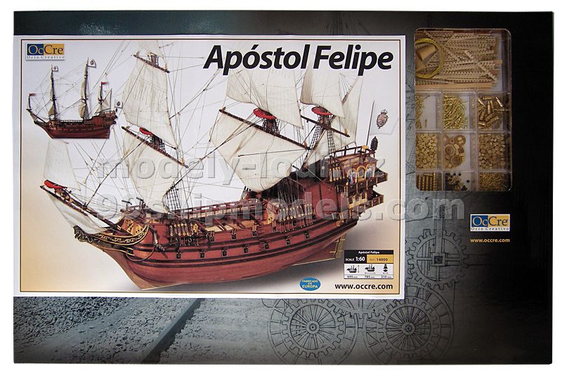 Model lodi  Occre stavebnice Apostol Felipe - balení