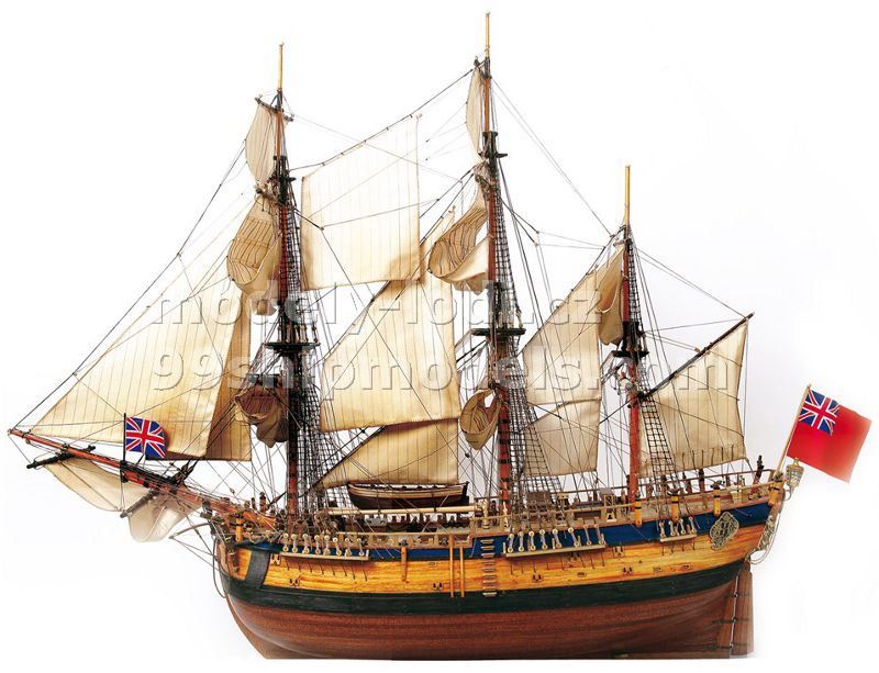 Model lodi Endeavour, stavebnice modelu lodi Occre