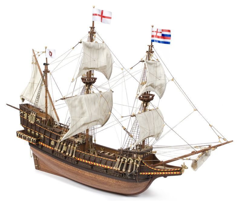 Model lodi Golden Hind, stavebnice modelu lodi Occre Model lodi Golden Hind, stavebnice modelu lodi Occre