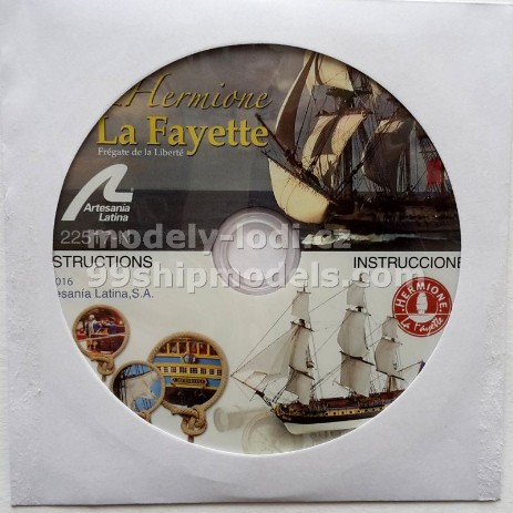 Model lodi  Hermione La Fayette N Artesania Latina - dokumentace