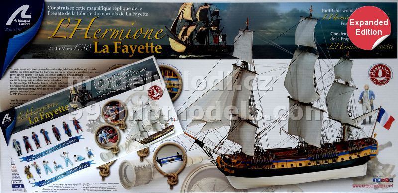 Model lodi Hermione La Fayette NE, balení