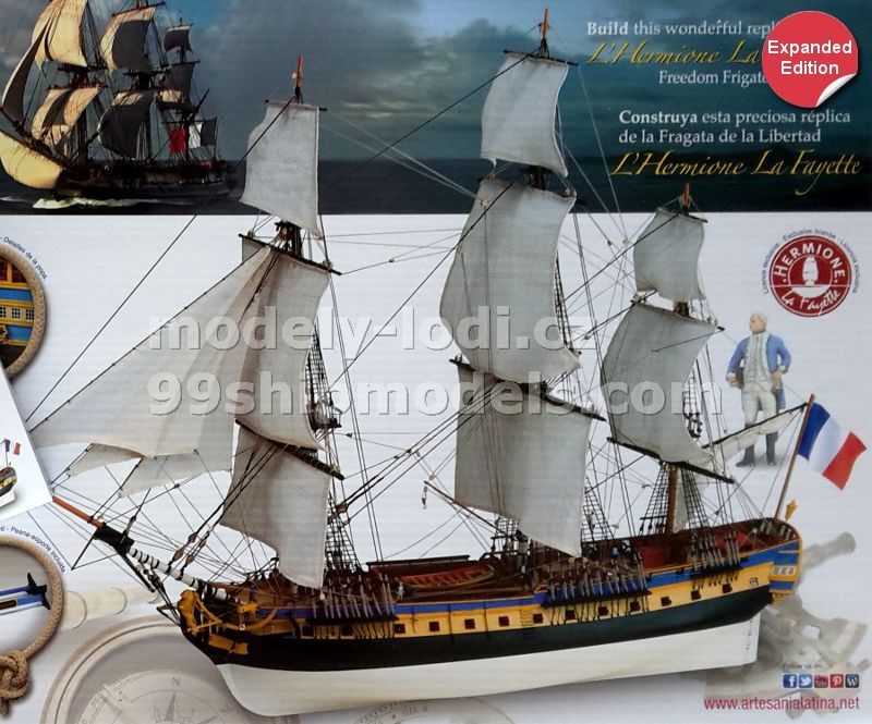 Model lodi La Fayette NE od Artesania Latina Model lodi La Fayette NE od Artesania Latina