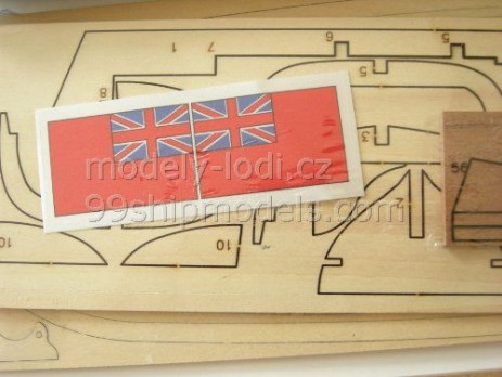 Model lodi  Endeavour´s longboat Artesania latina - dřevěný materiál