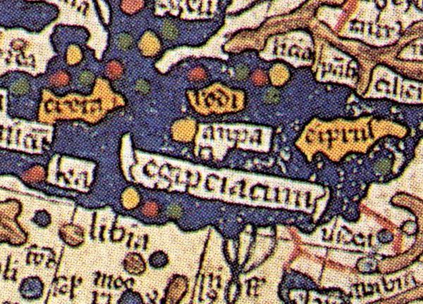 Historická mapa světa 1482 MP101 Historická mapa světa 1482 MP101