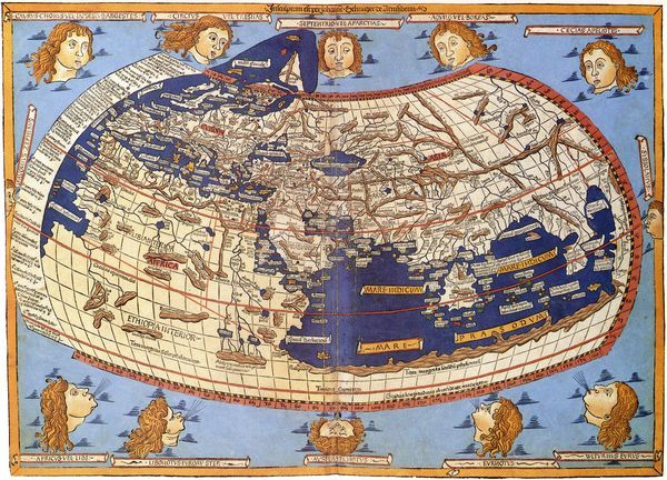 Historická mapa světa 1482 MP101 Historická mapa světa 1482 MP101
