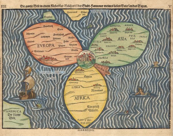 Historická mapa světa 1581 MP109
