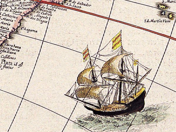 Historická mapa Ameriky 1650 MP143 Historická mapa Ameriky 1650 MP143