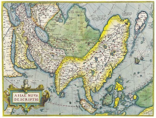 Historická mapa Asie 1750 MP147 Historická mapa Asie 1750 MP147
