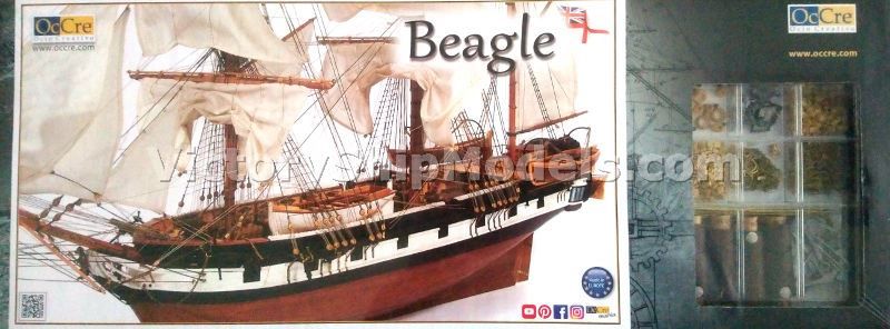 Model lodi HMS Beagle, stavebnice modelu lodi Occre