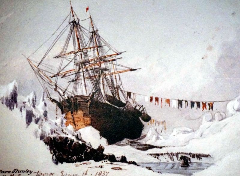 Artefakty Franklinovy výpravy (S Modely-lodí.cz za lodí HMS Terror)