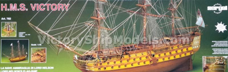 Model lodi HMS Victory 782 - balení stavebnice Sergal