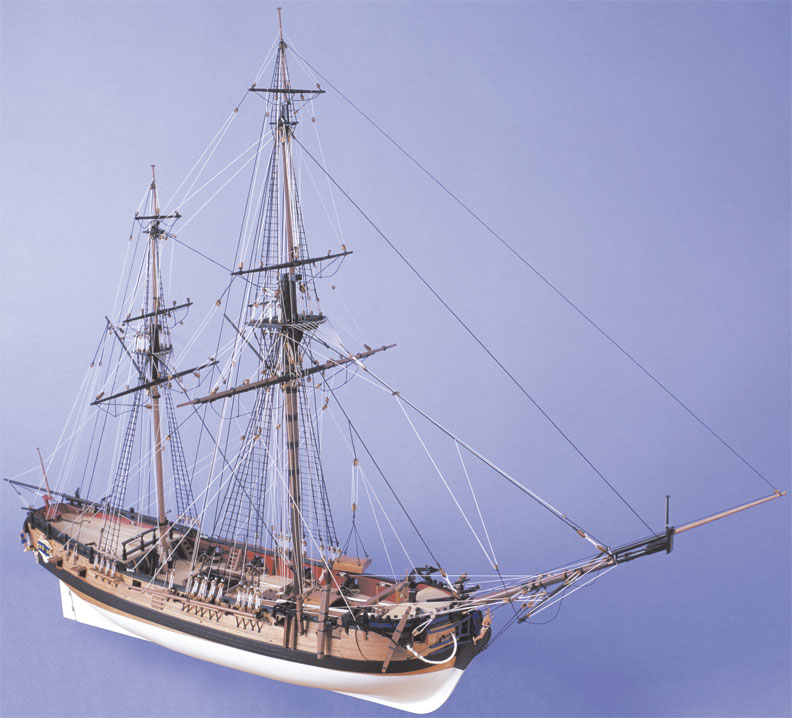 Model lodi H.M. Bomb Vessel Granado, stavebnice Corel