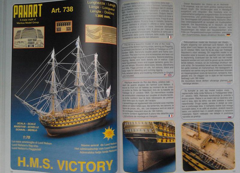 Katalog modelů lodí a výrobků Mantua