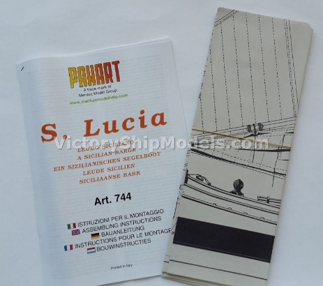 Model lodi Santa Lucia Mantua MM744 - dokumentace