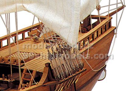 Model lodi Pinta Mantua, stavebnice www.modely-lodi.cz