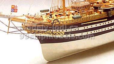 Detail modelu lodi Panart A. Vespucci