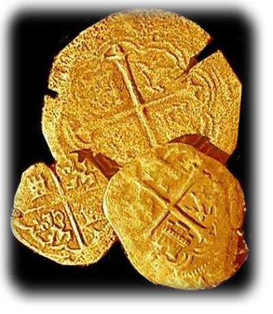 Zlaté mince z potopené galeony