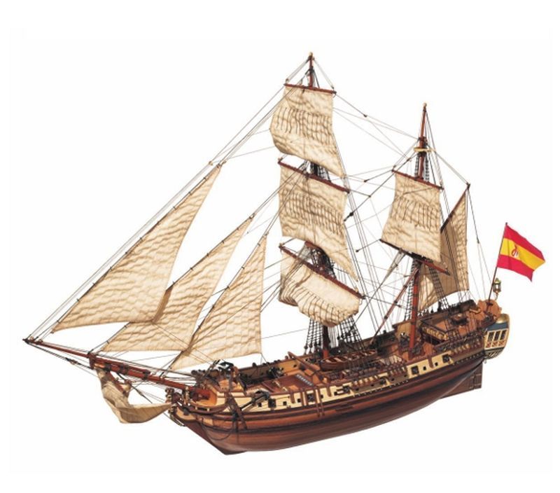 Model lodi  La Candelaria, stavebnice Occre