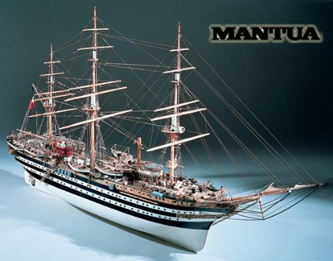 Model lodi Amerigo Vespucci Mantua, www.modely-lodi.cz
