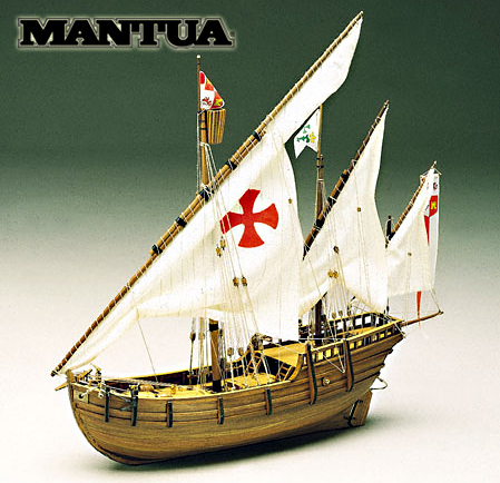 Model lodi Nina Mantua, stavebnice www.modely-lodi.cz