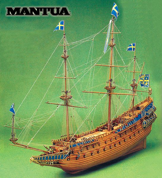Model lodi Vasa Sergal, stavebnice www.modely-lodi.cz