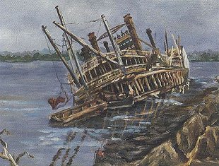 Havárie. King of The Mississippi. Modely-lodí.cz