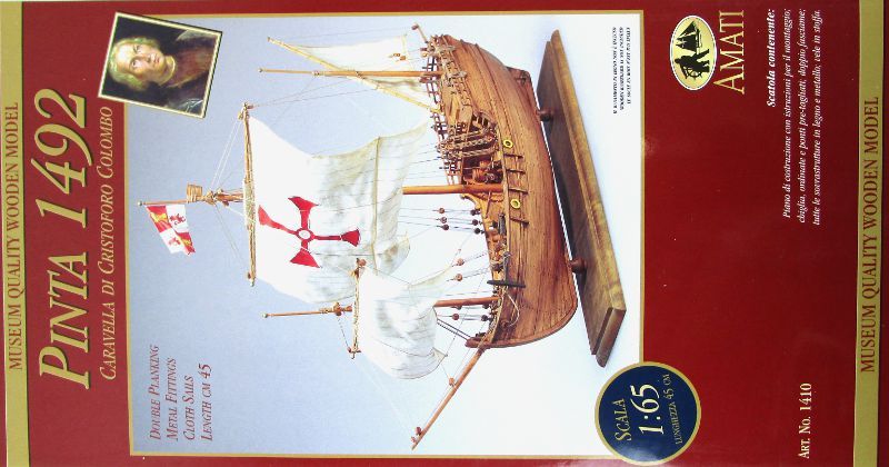 Model lodi Pinta, stavebnice modelu lodi Amati