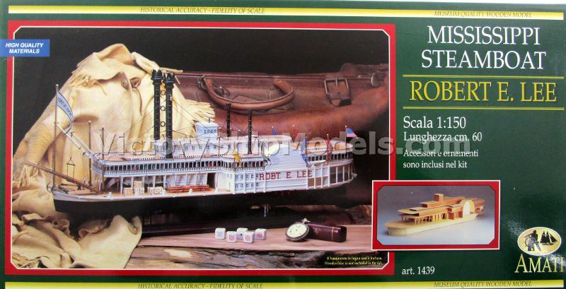 Model lodi Robert E.- Lee, Amati - balení