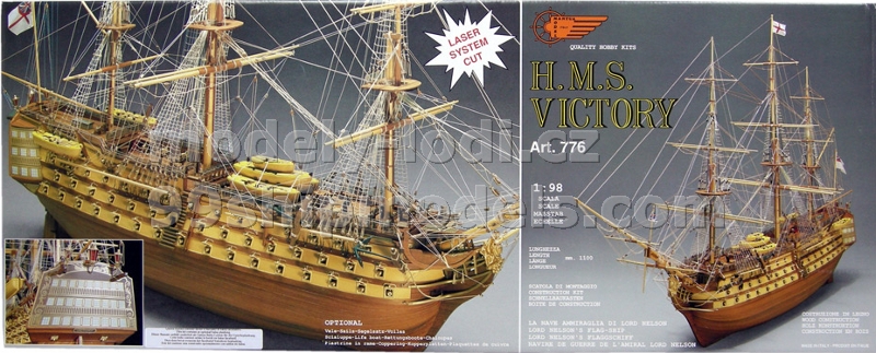 Model lodi  Victory, stavebnice Mantua MM776 - balení